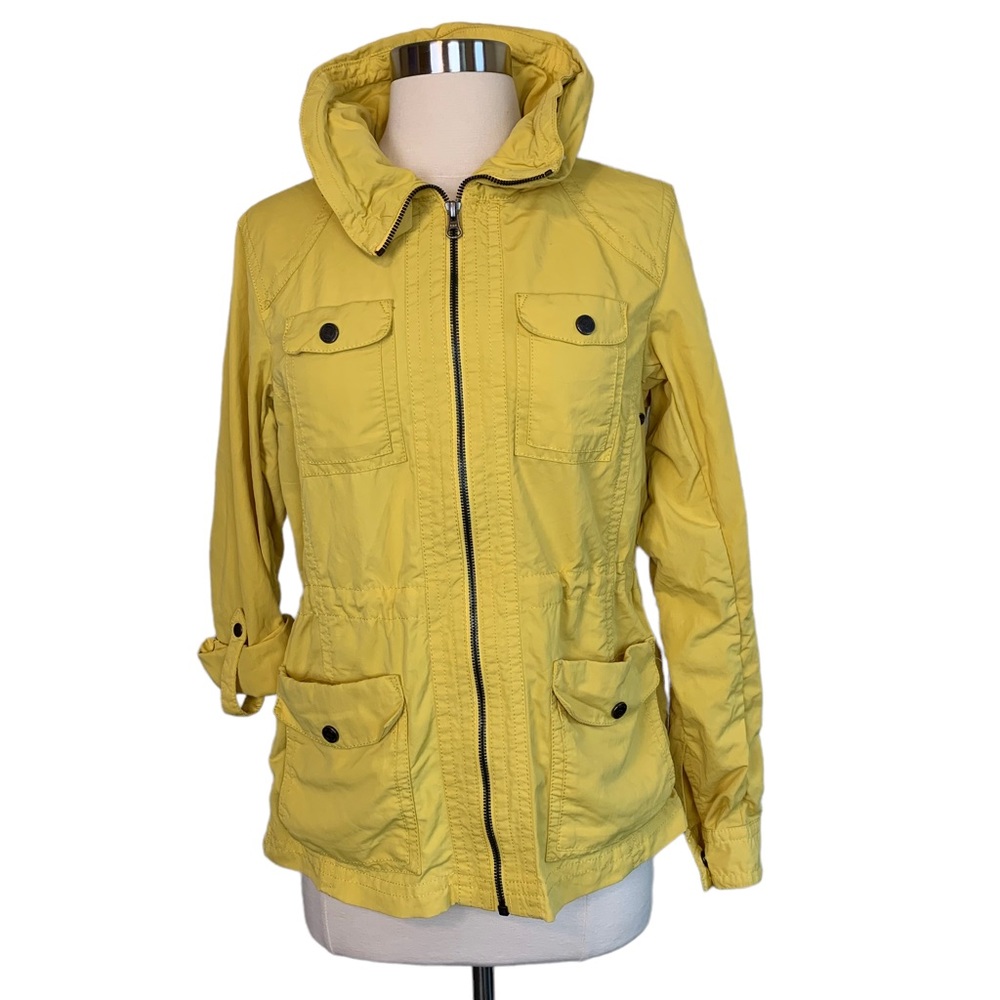 Eddie Bauer Outdoors Athletic Travex Trek Cargo Roll Tab Sleeve Zip Jacket XS